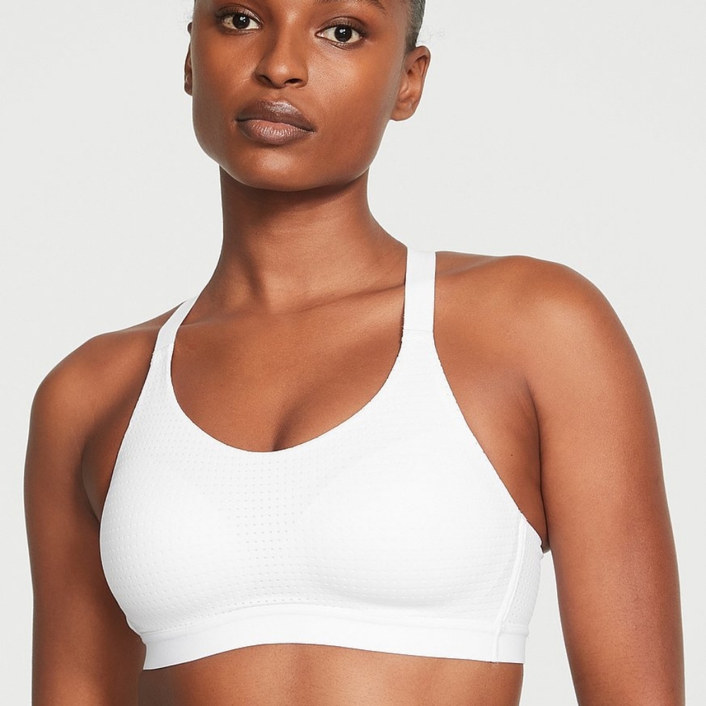 VSX White Seamless Sports Bra